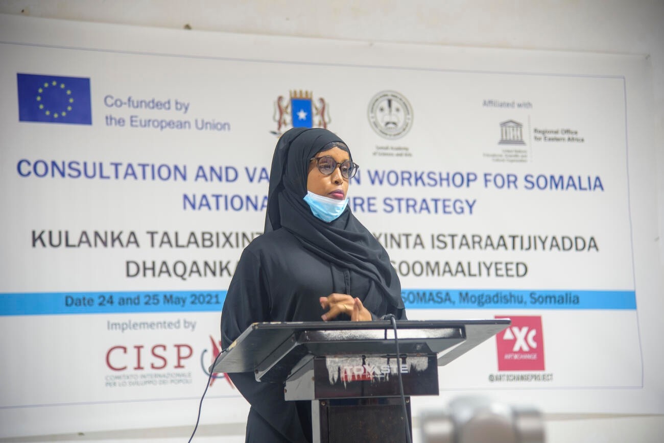Somali youth lead the development of the national strategy for culture